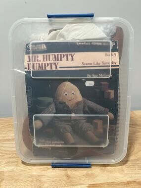 Vintage Sewing Pattern by Sue McGraw for a "Mr. Humpty Dumpty" Doll
